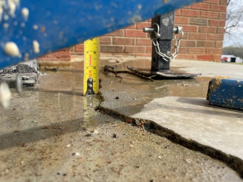 Concrete crack repair in Chicago