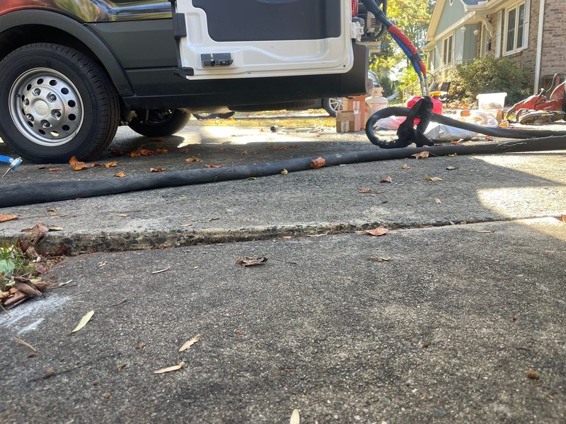 Driveway leveling in Chicago